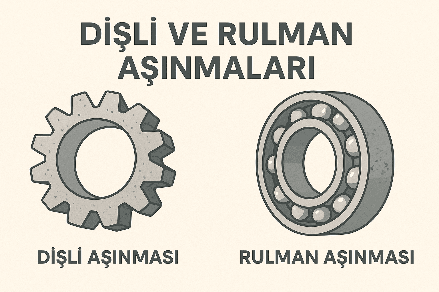 Dişli ve Rulman Aşınmaları: Neden Olur, Nasıl Önlenir?